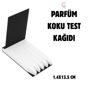 Parfüm Koku Test Kağıdı Premium Siyah Kapaklı